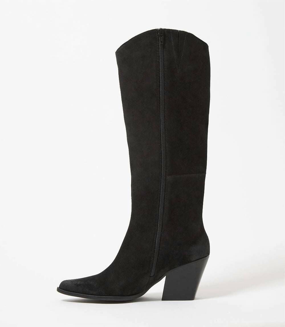 NEW SEYCHELLES women's begging you pointed toe western high boots in black - Picture 3 of 10